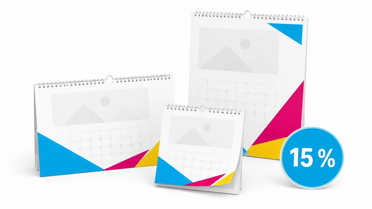 Rabatt auf Kalender