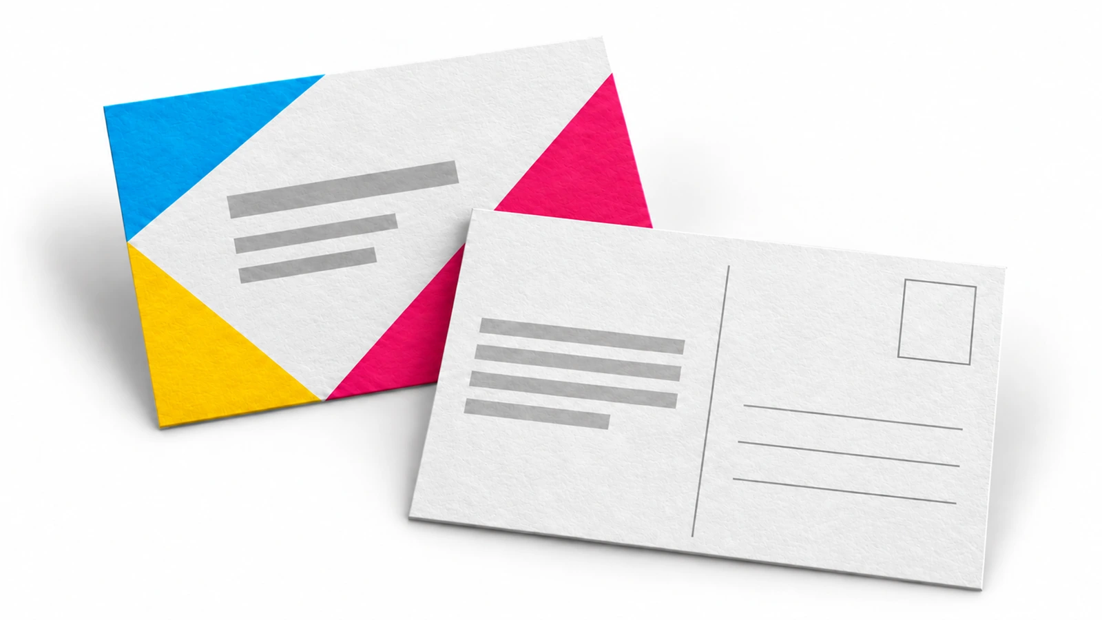 Individuell bedruckte Postkarte im Format DIN A5