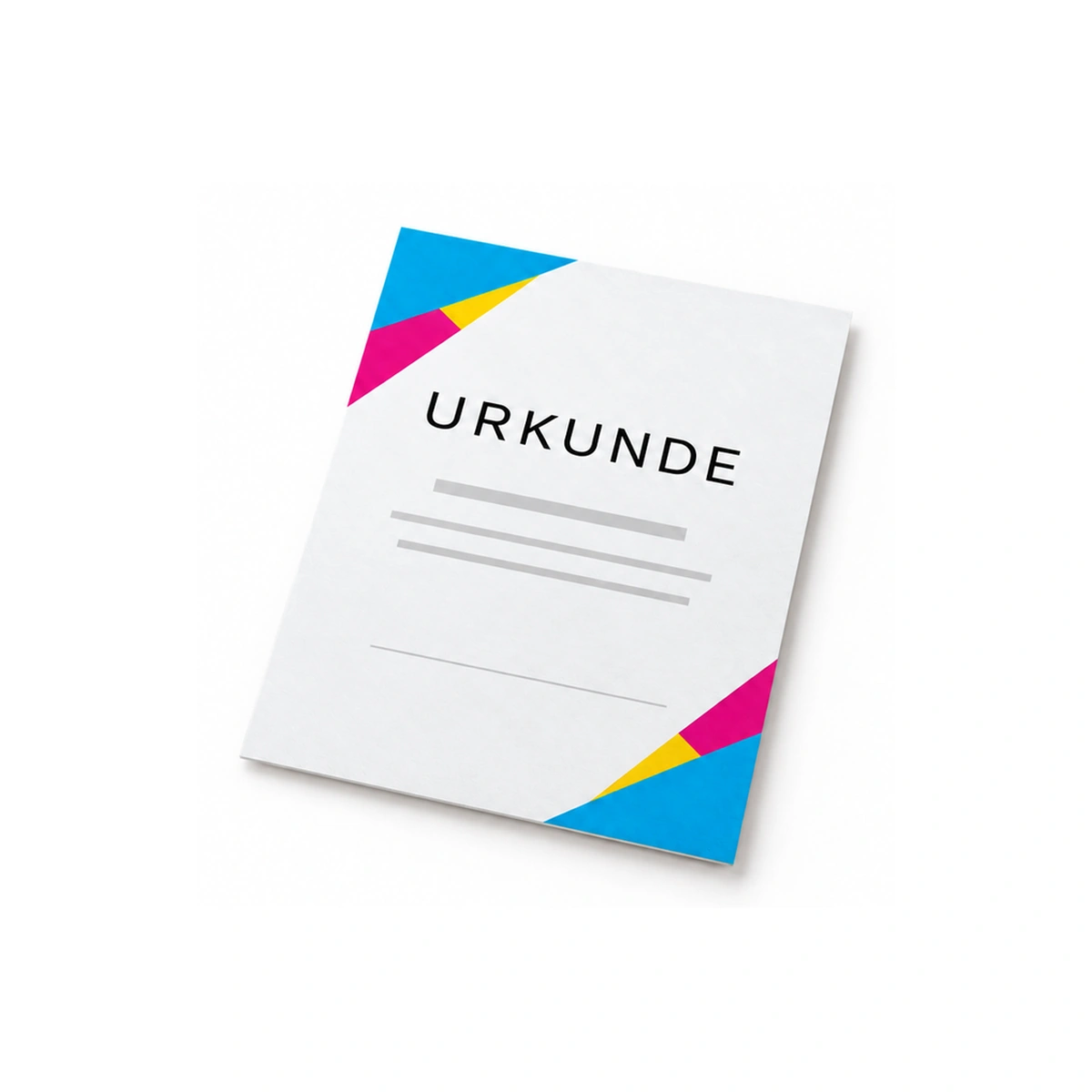 Urkunden US Letter - beidseitig