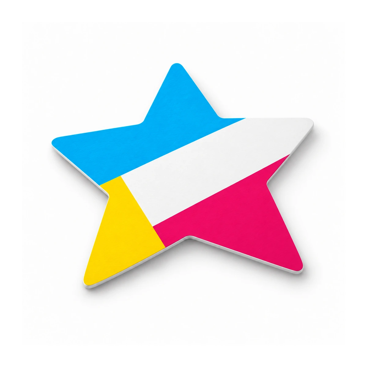 Karte Stern 140 x 140 mm